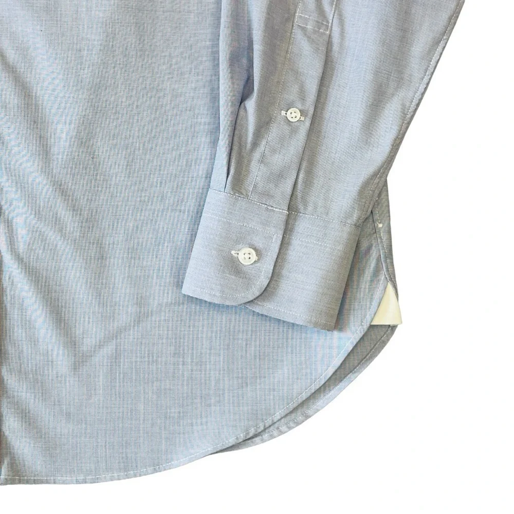J. Crew Mens Classic Ludlow Button Down Shirt. Light Blue Size 15 1/2 - 34 #1212